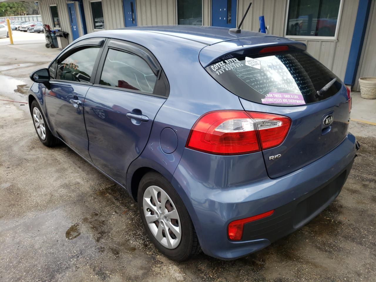 Photo 3 from auction – 2016 KIA RIO LX with VIN KNADM5A33G6651655