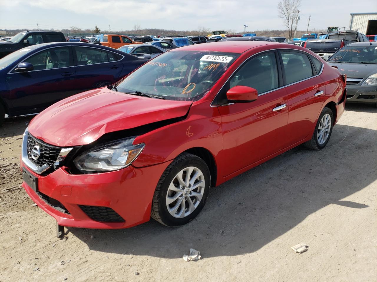 Photo 2 from auction – 2018 NISSAN SENTRA S with VIN 3N1AB7AP1JL657724