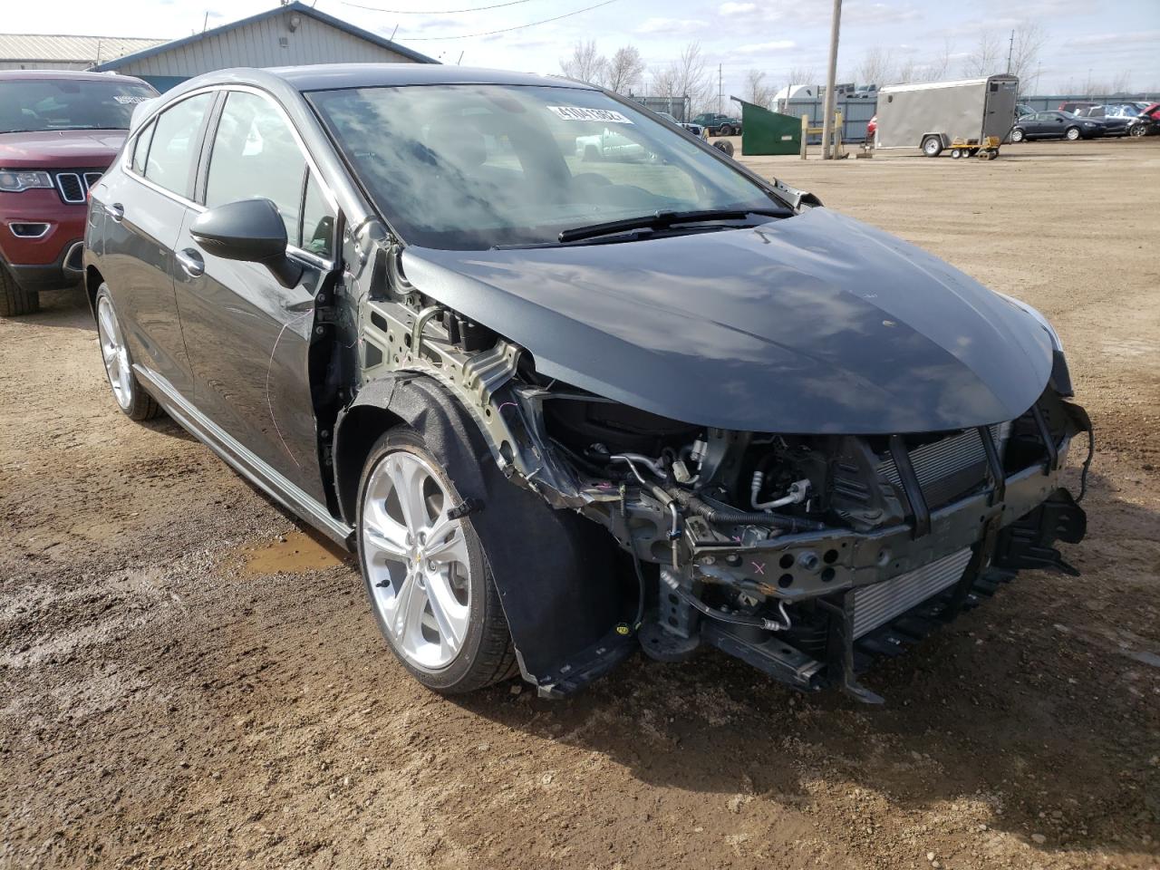 CHEVROLET CRUZE PREM 2018 with VIN 3G1BF6SM2JS611869 - Photo from auction