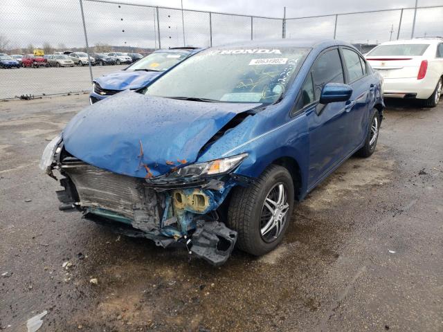 Photo 2 from auction – 2014 HONDA CIVIC LX with VIN 2HGFB2F5XEH553472
