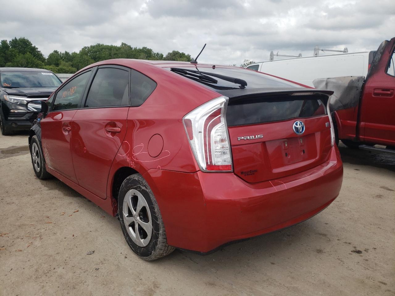 Photo 3 from auction – 2013 TOYOTA PRIUS with VIN JTDKN3DU3D0354514