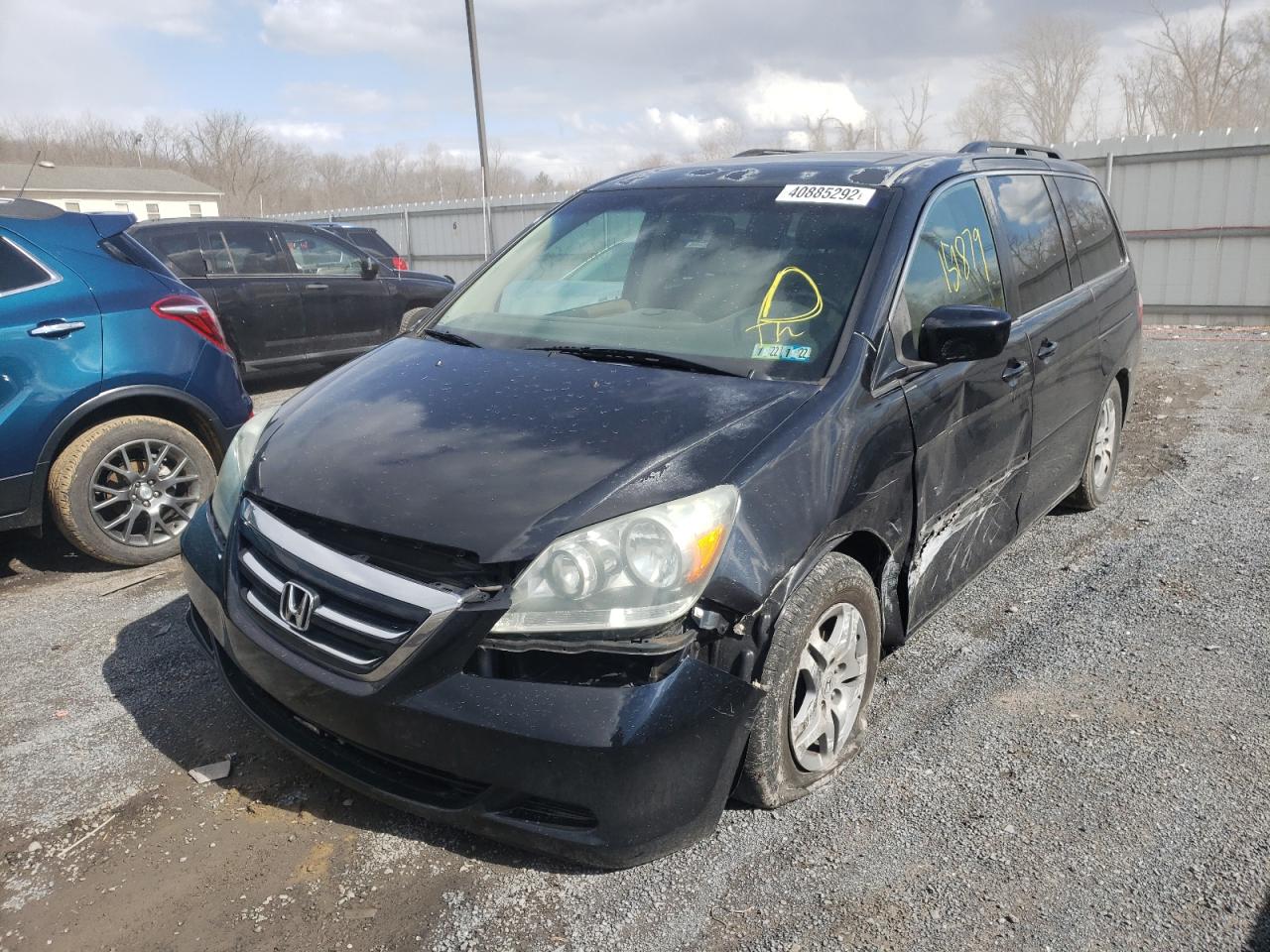 Photo 2 from auction – 2007 HONDA ODYSSEY EX with VIN 5FNRL38677B034148