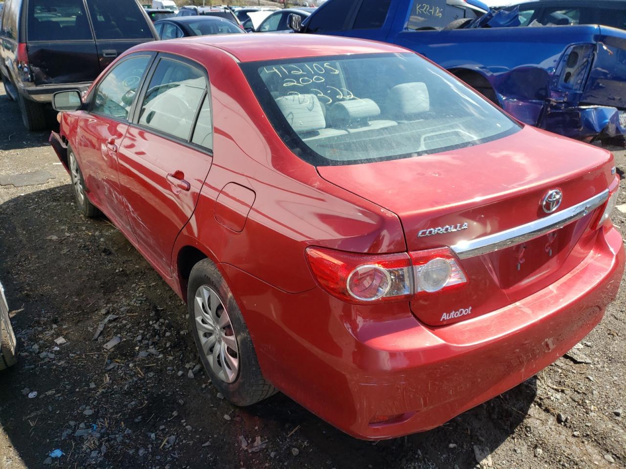 Photo 3 from auction – 2012 TOYOTA COROLLA BA with VIN 2T1BU4EE5CC856414