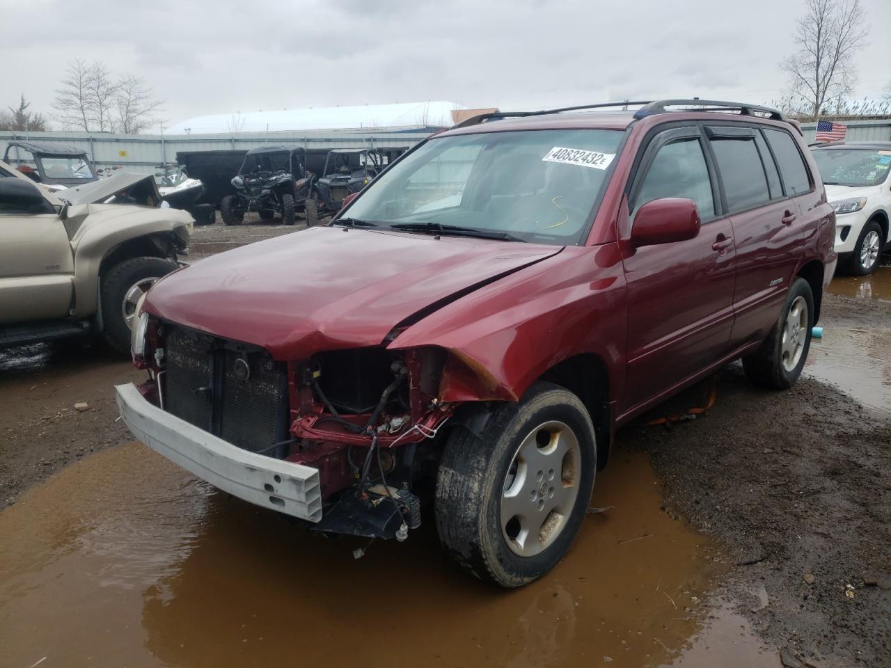 Photo 2 from auction – 2007 TOYOTA HIGHLANDER with VIN JTEEP21A370191083