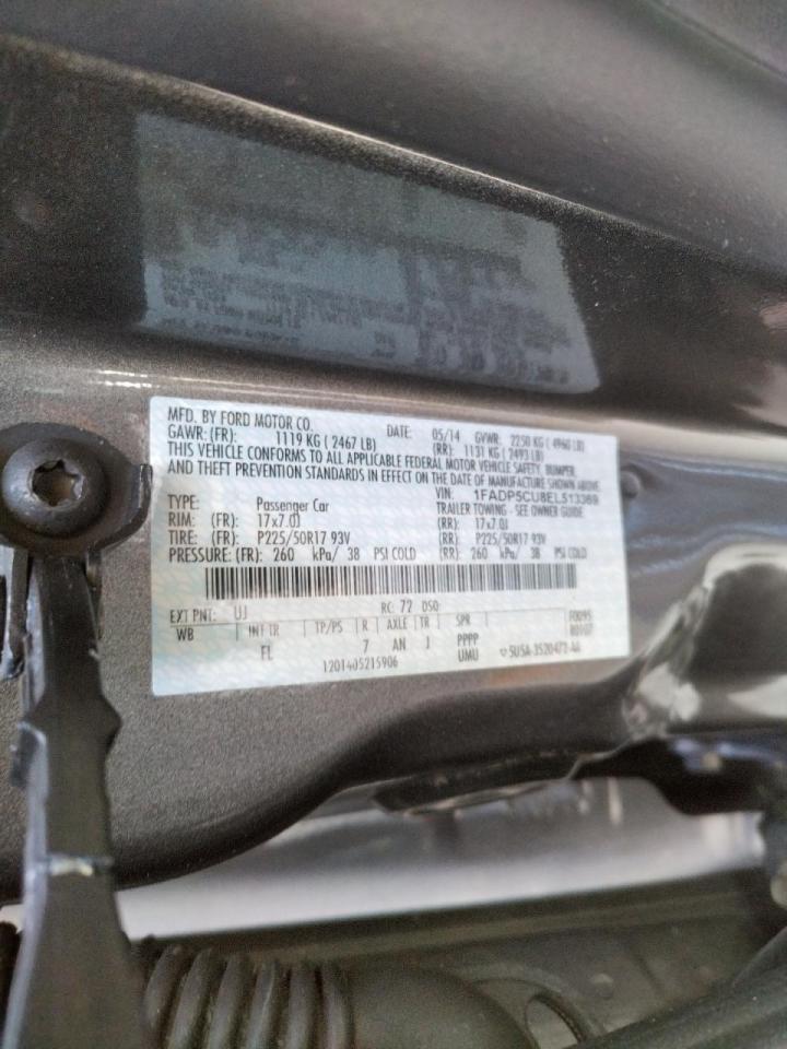 Photo 10 from auction – 2014 FORD C-MAX PREM with VIN 1FADP5CU8EL513369