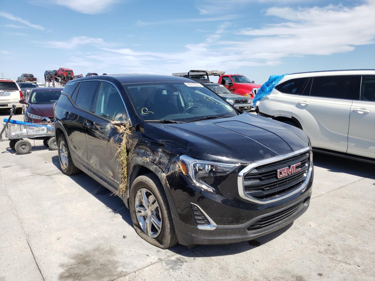 GMC TERRAIN SL 2018 with VIN 3GKALMEV8JL401389 - Photo from auction