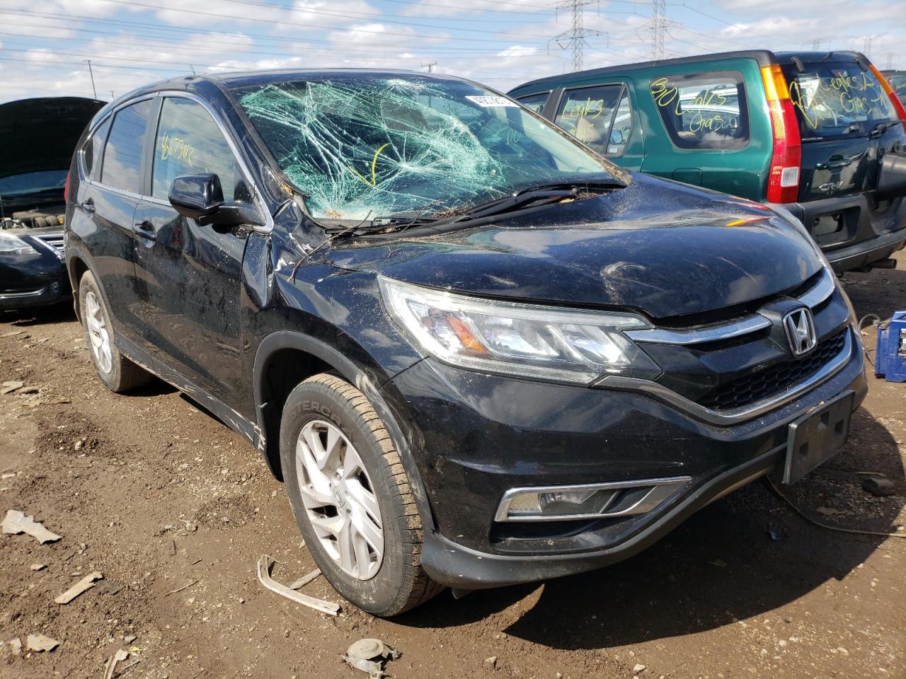 HONDA CR-V EX 2015 with VIN 2HKRM4H50FH602587 - Photo from auction
