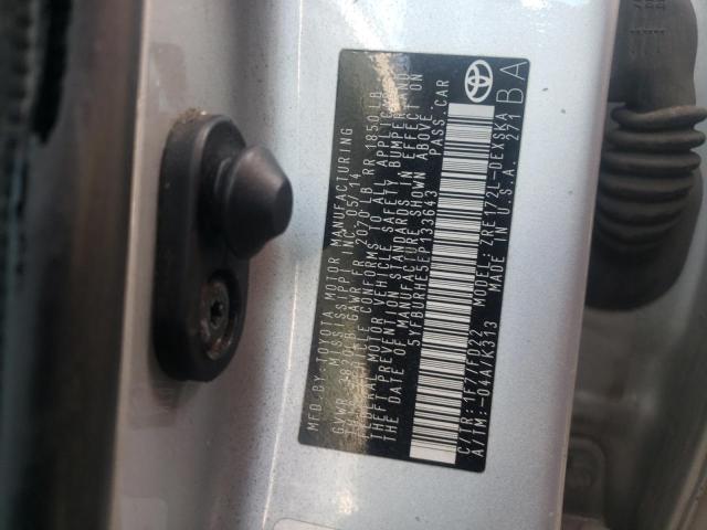 Photo 10 from auction – 2014 TOYOTA COROLLA L with VIN 5YFBURHE5EP133643
