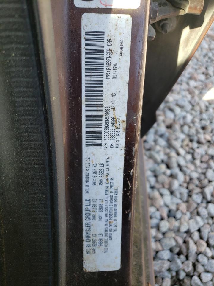Photo 10 from auction – 2013 CHRYSLER 200 TOURIN with VIN 1C3CCBBG0DN528080