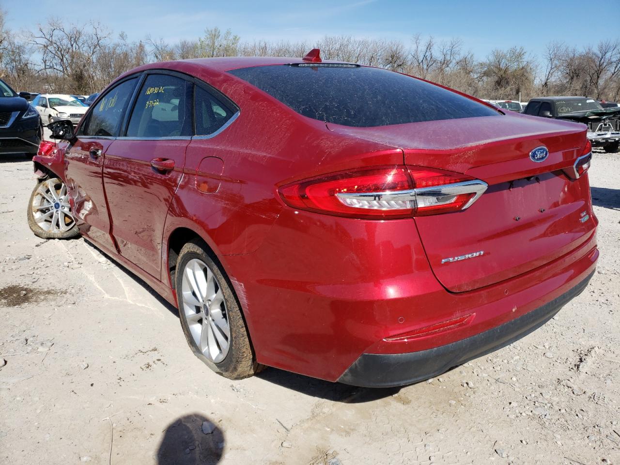 Photo 3 from auction – 2020 FORD FUSION SE with VIN 3FA6P0HD6LR110929