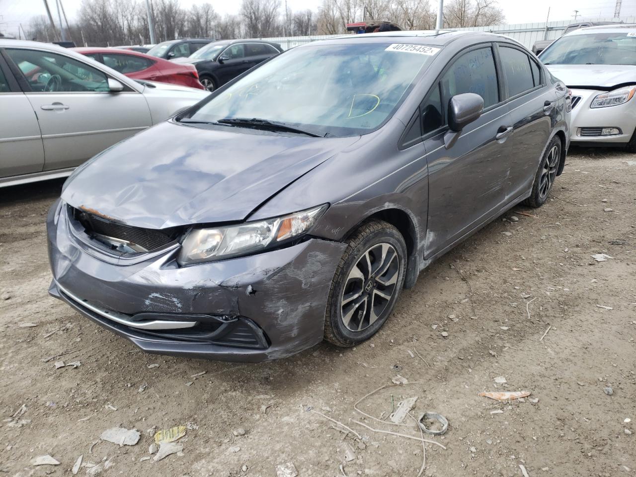Zdjęcie 2 z aukcji – 2015 HONDA CIVIC EX z VIN 19XFB2F86FE027801