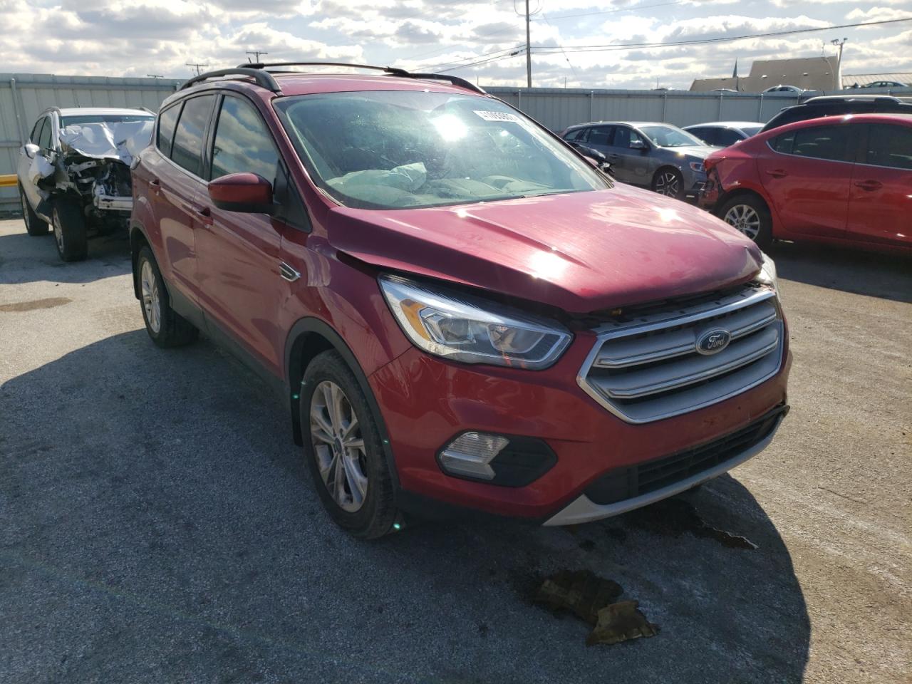 Photo 1 from auction – 2018 FORD ESCAPE SEL with VIN 1FMCU9HD4JUA76548