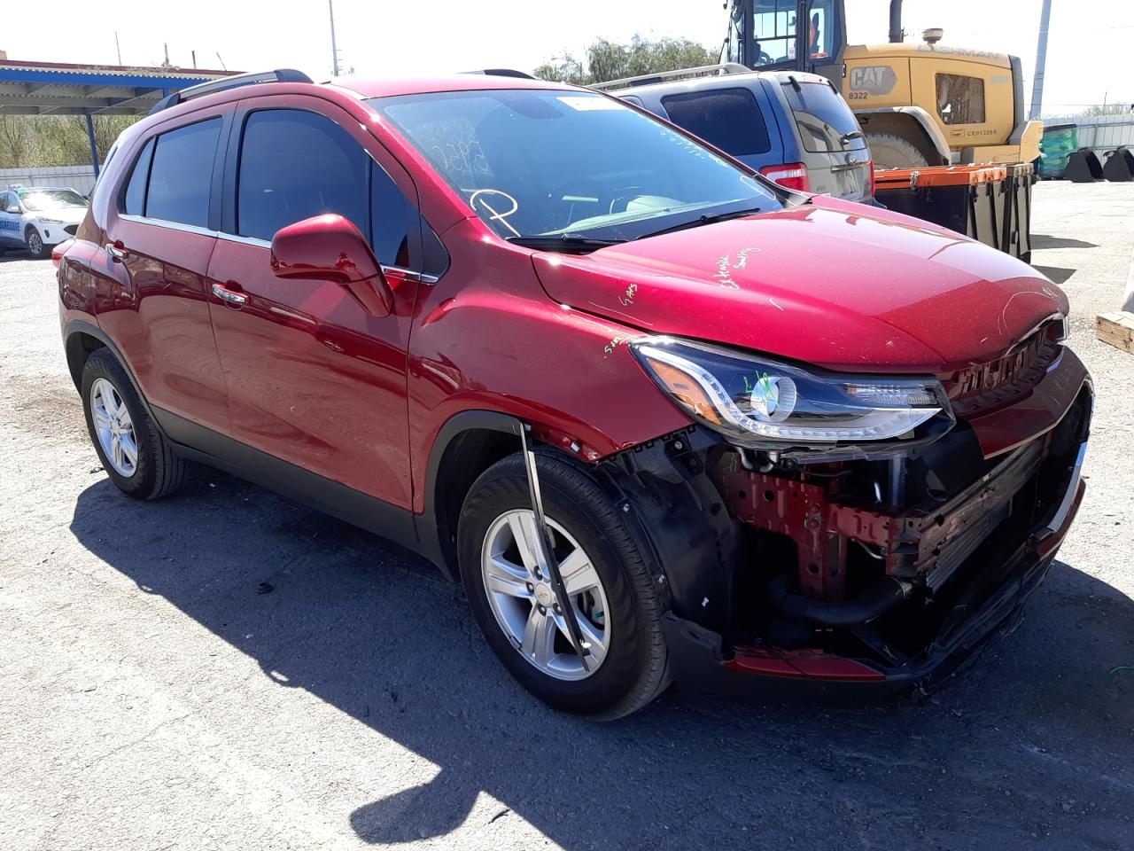 CHEVROLET TRAX 1LT 2020 with VIN 3GNCJLSBXLL218567 - Photo from auction