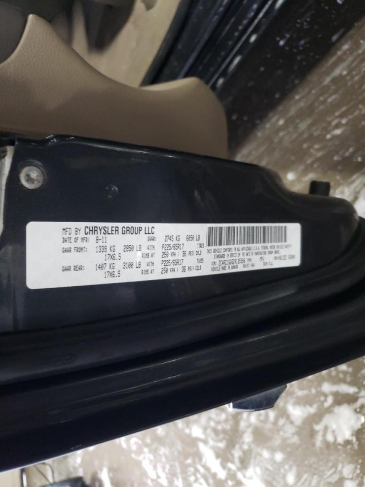 Photo 10 from auction – 2012 CHRYSLER TOWN & COU with VIN 2C4RC1GG6CR135596