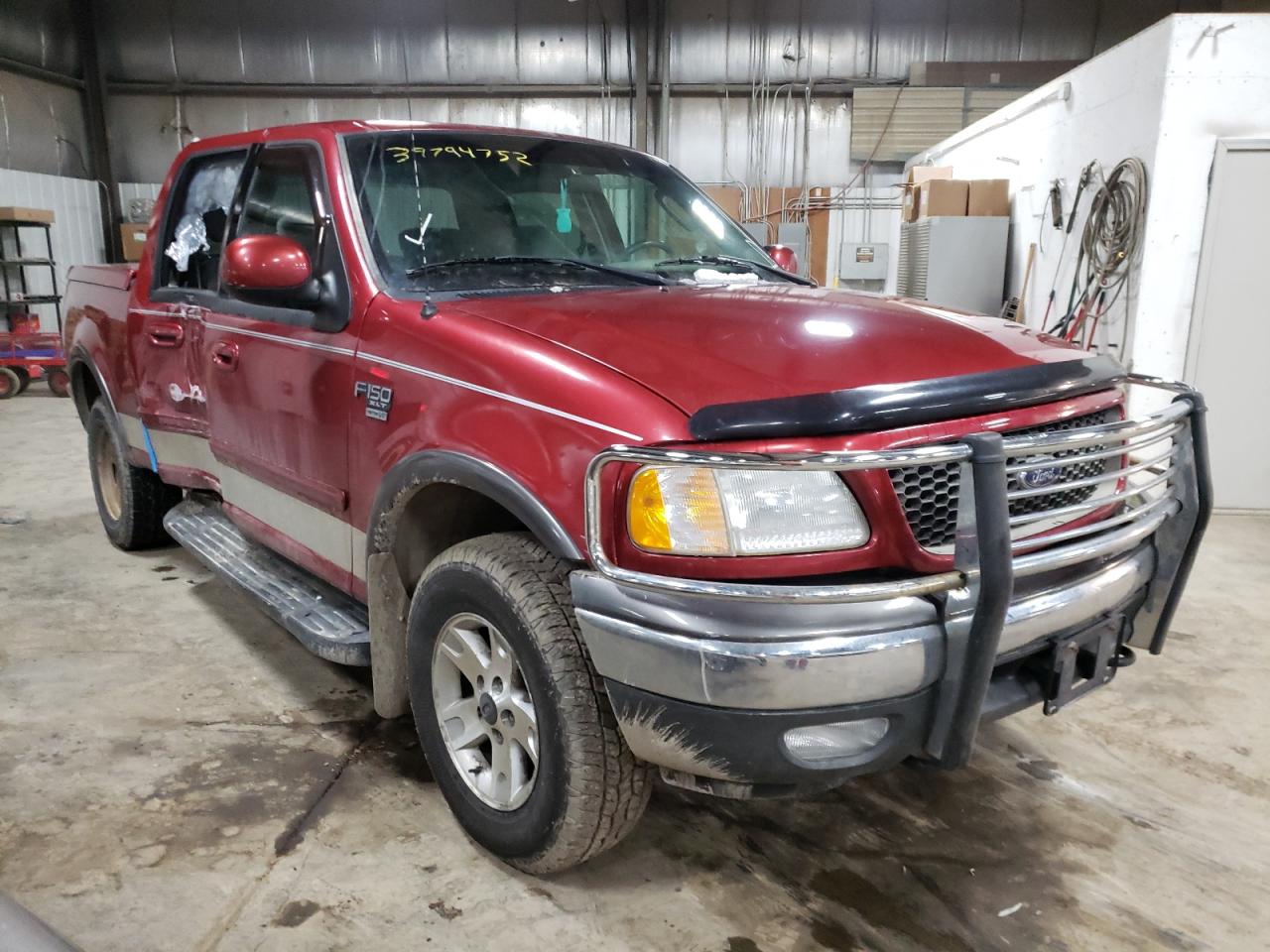 FORD F150 SUPER 2003 with VIN 1FTRW08L83KD14458 - Photo from auction