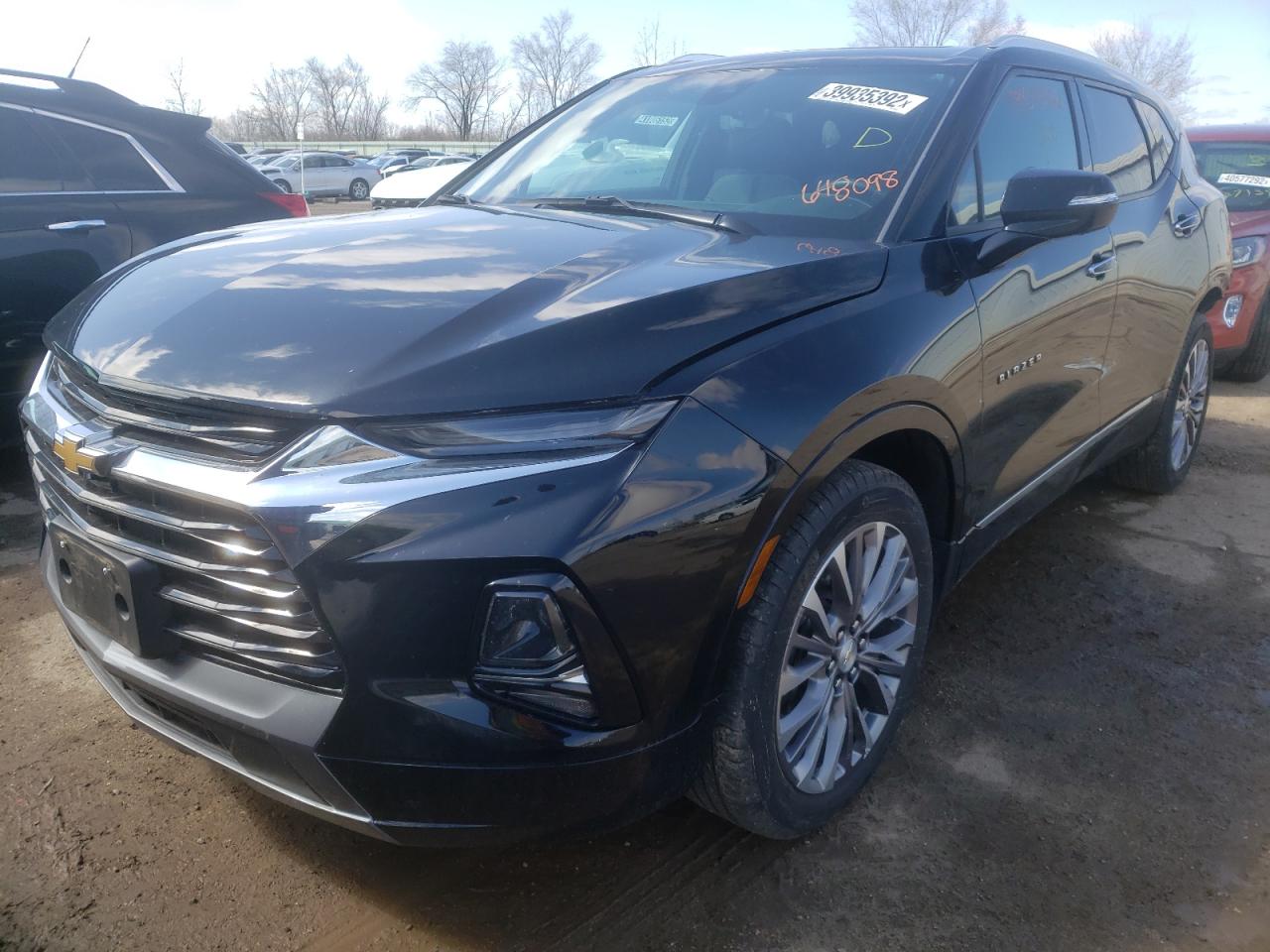 Photo 2 from auction – 2020 CHEVROLET BLAZER PRE with VIN 3GNKBFRS6LS648098