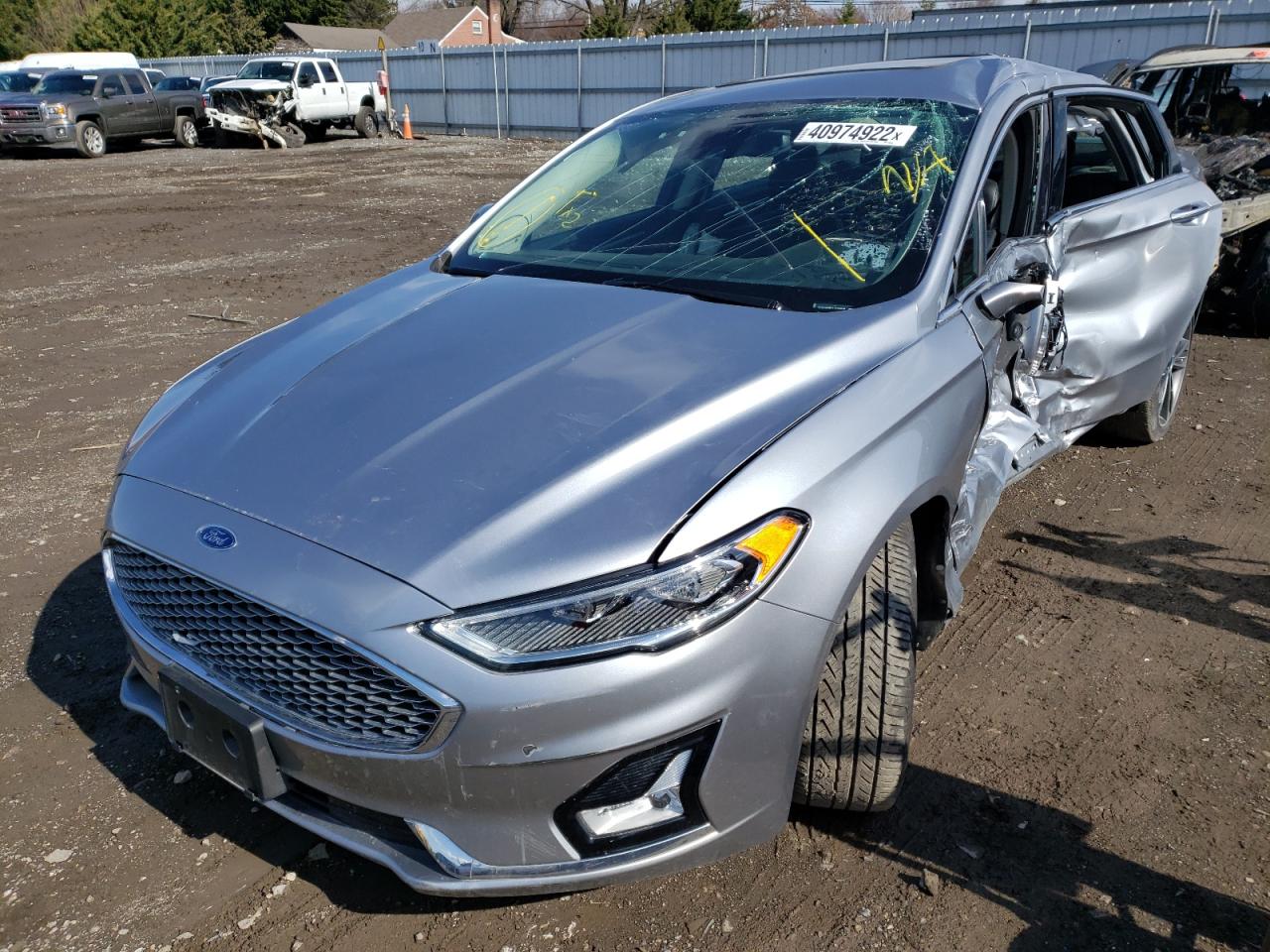 Photo 2 from auction – 2020 FORD FUSION TIT with VIN 3FA6P0D91LR133035