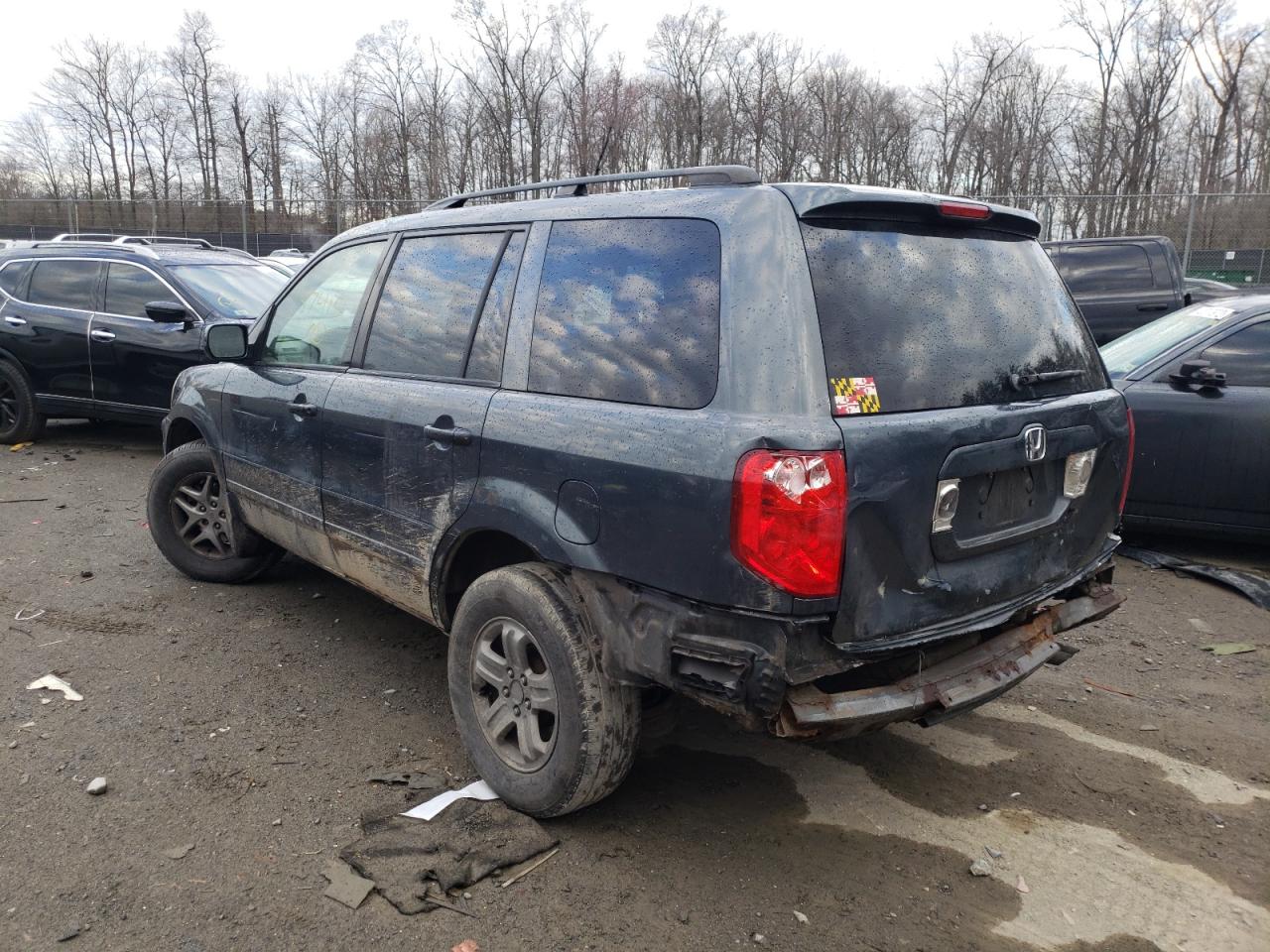 Photo 3 from auction – 2003 HONDA PILOT EX with VIN 2HKYF18493H555874