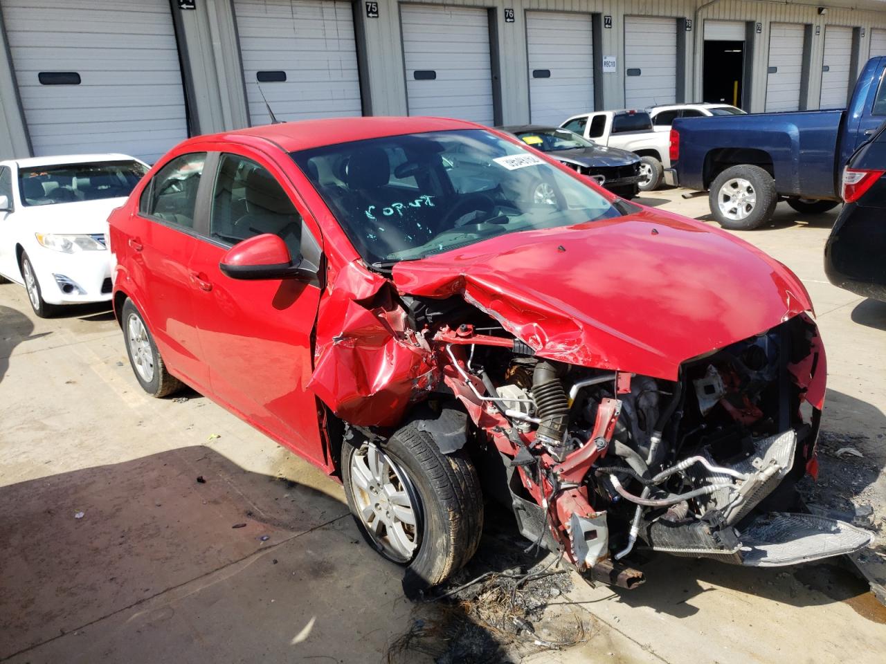 CHEVROLET SONIC LT 2012 with VIN 1G1JC5SH8C4164873 - Photo from auction