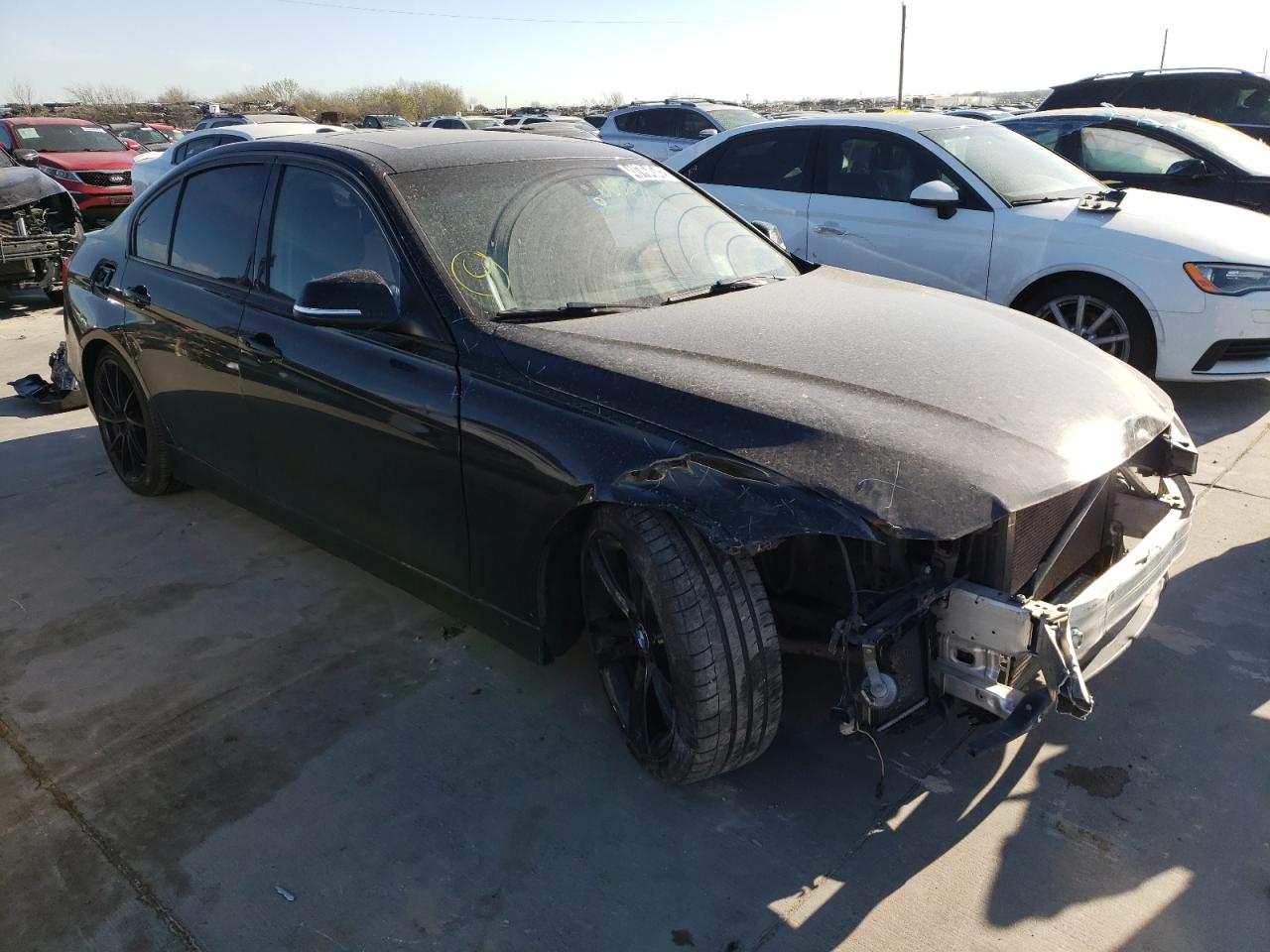 BMW 328 I 2013 with VIN WBA3A5G54DNP18942 - Photo from auction