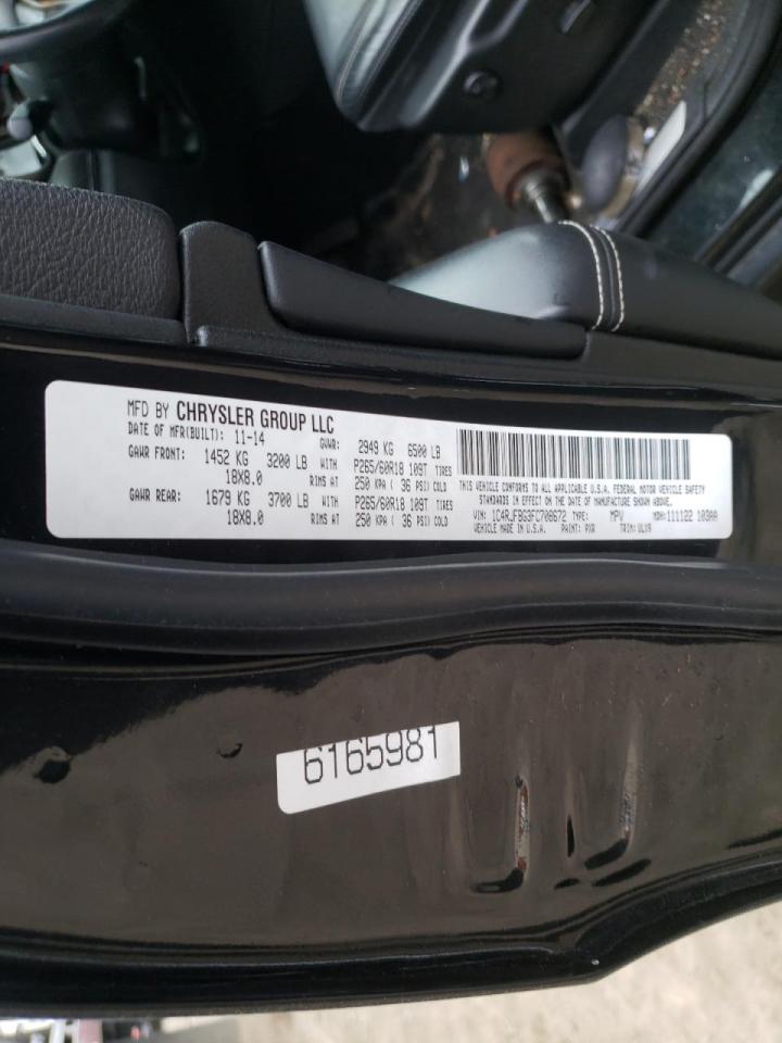 Photo 10 from auction – 2015 JEEP GRAND CHER with VIN 1C4RJFBG3FC708672