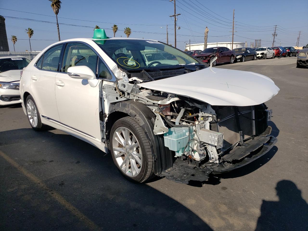LEXUS HS 250H 2012 with VIN JTHBB1BA5C2051077 - Photo from auction