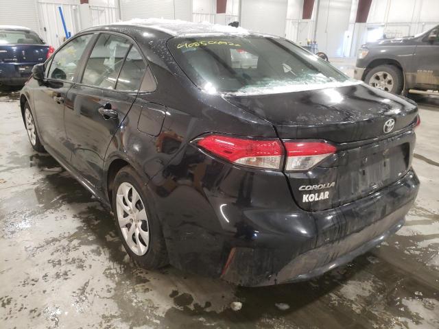 Photo 3 from auction – 2021 TOYOTA COROLLA LE with VIN 5YFEPMAE8MP188149