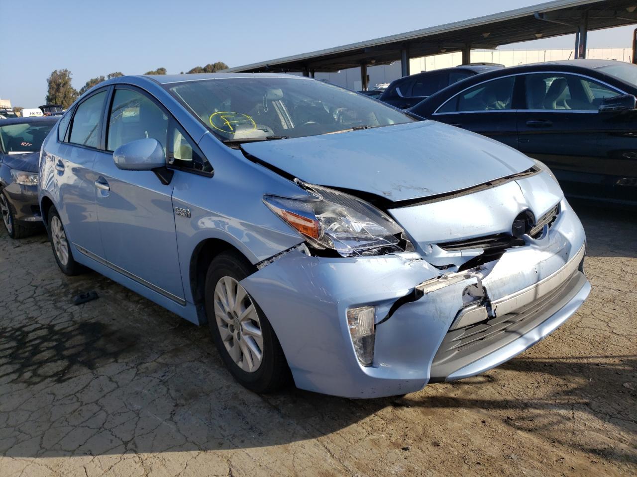 TOYOTA PRIUS PLUG 2015 with VIN JTDKN3DP3F3068223 - Photo from auction