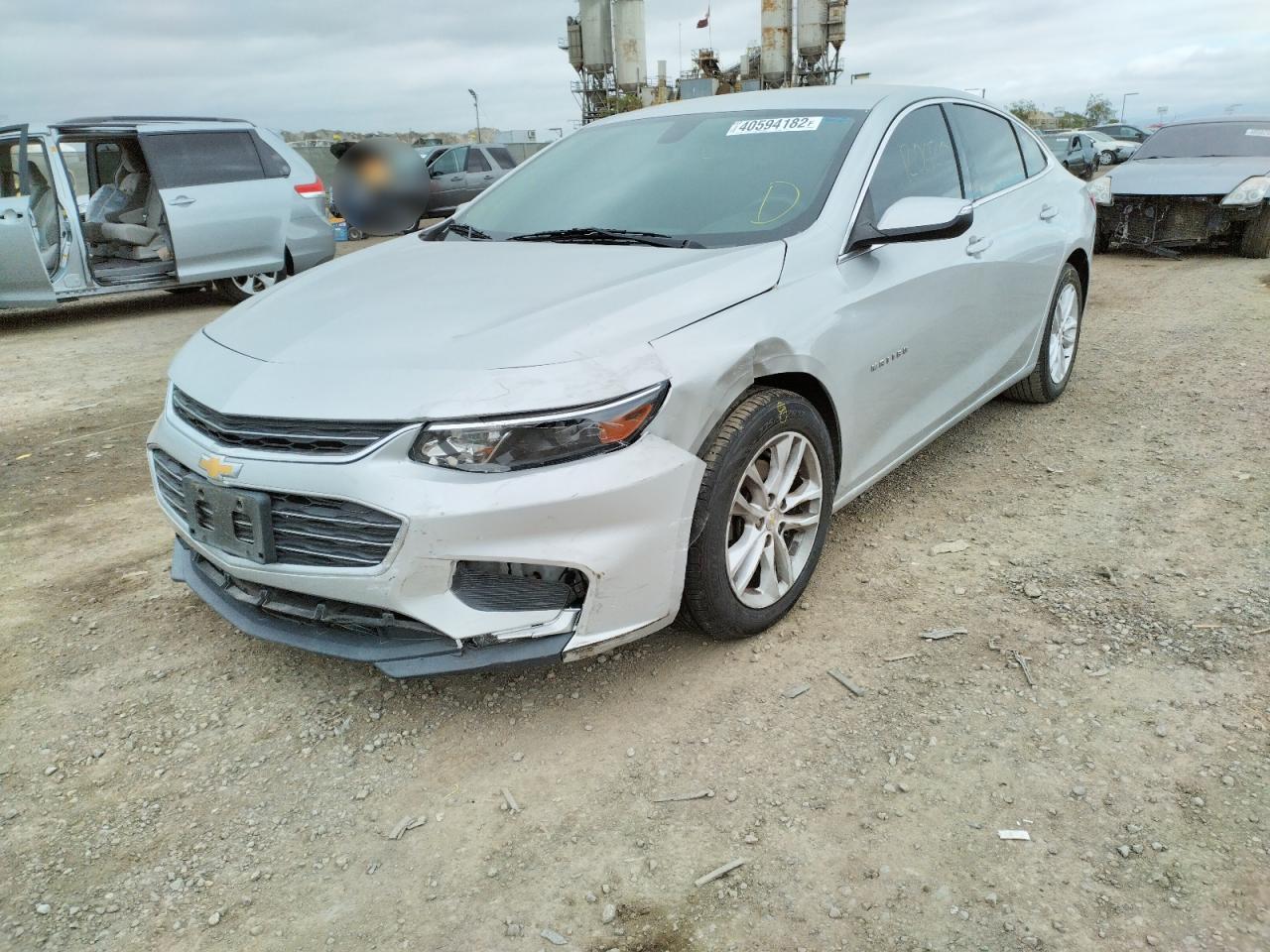 Photo 2 from auction – 2017 CHEVROLET MALIBU LT with VIN 1G1ZE5ST6HF186268