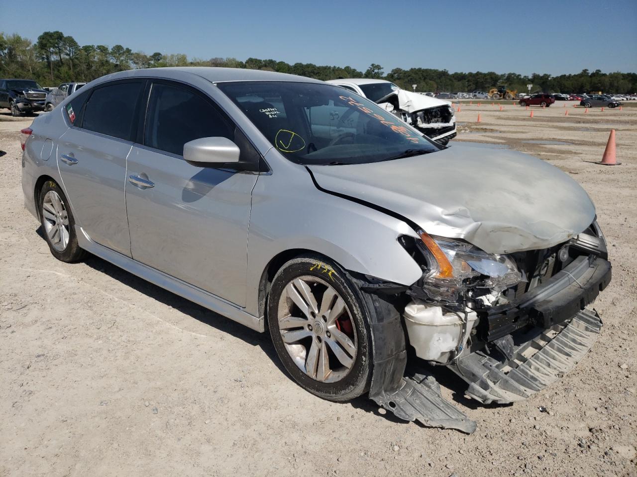 NISSAN SENTRA S 2014 with VIN 3N1AB7AP1EL623014 - Photo from auction