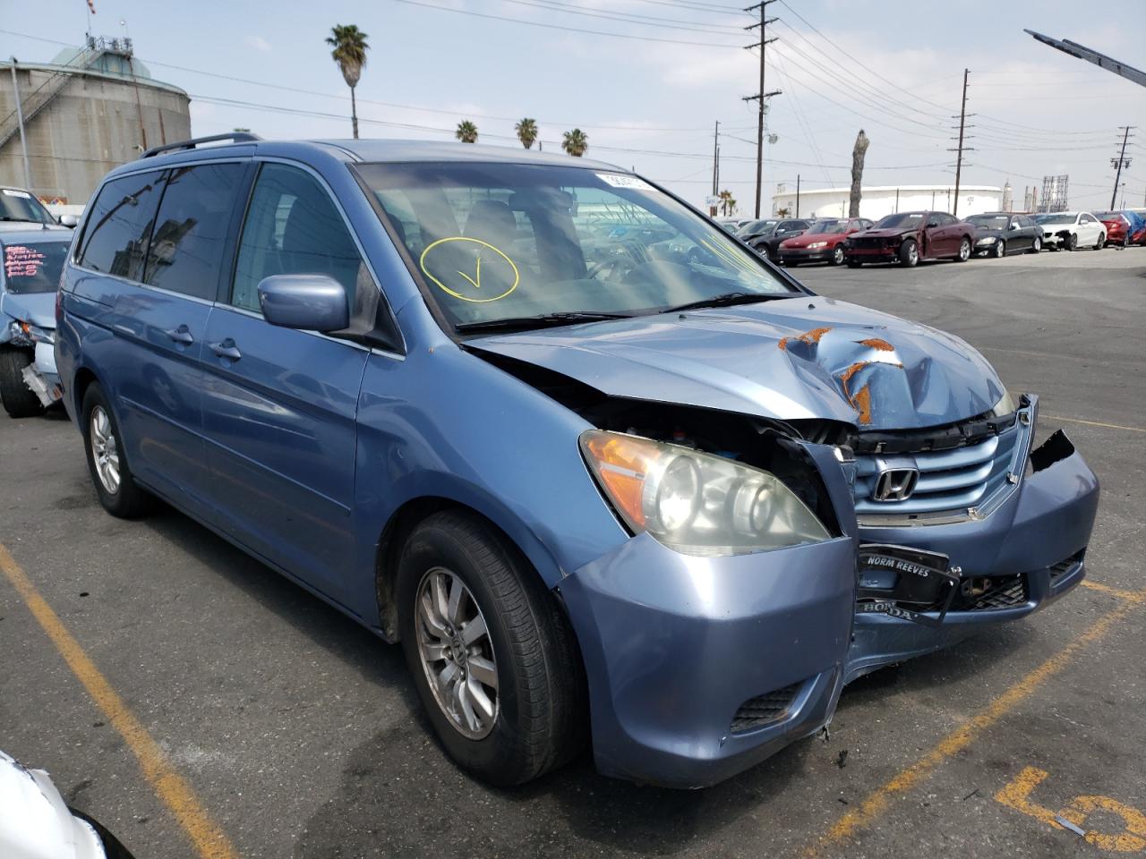 Photo 1 from auction – 2010 HONDA ODYSSEY EX with VIN 5FNRL3H40AB068812