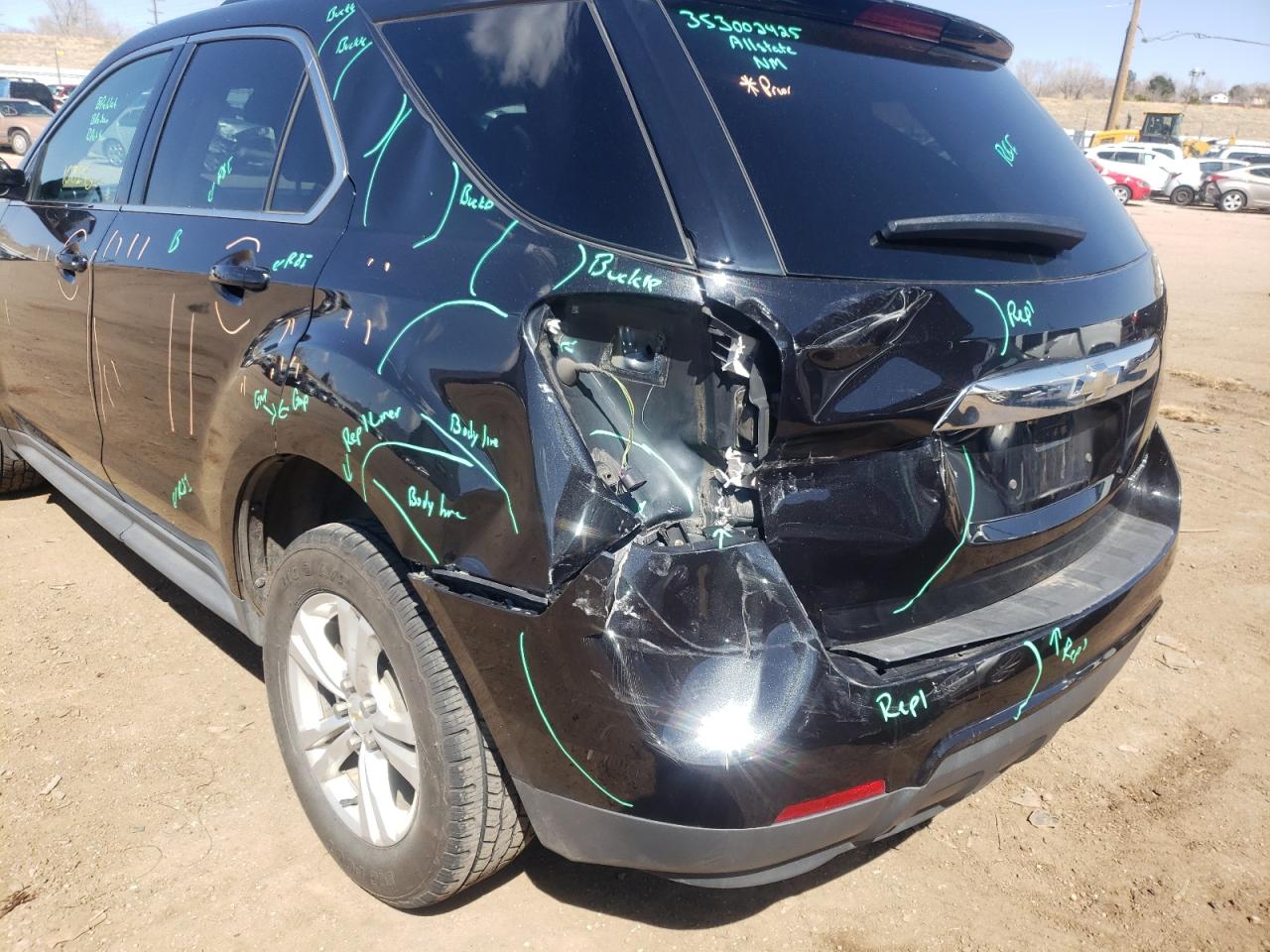 Photo 9 from auction – 2015 CHEVROLET EQUINOX LT with VIN 2GNALBEK7F6146713