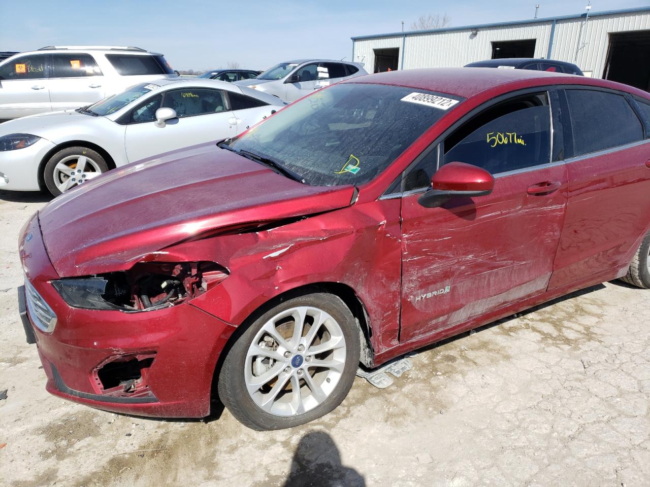Photo 9 from auction – 2019 FORD FUSION SE with VIN 3FA6P0LU4KR207973