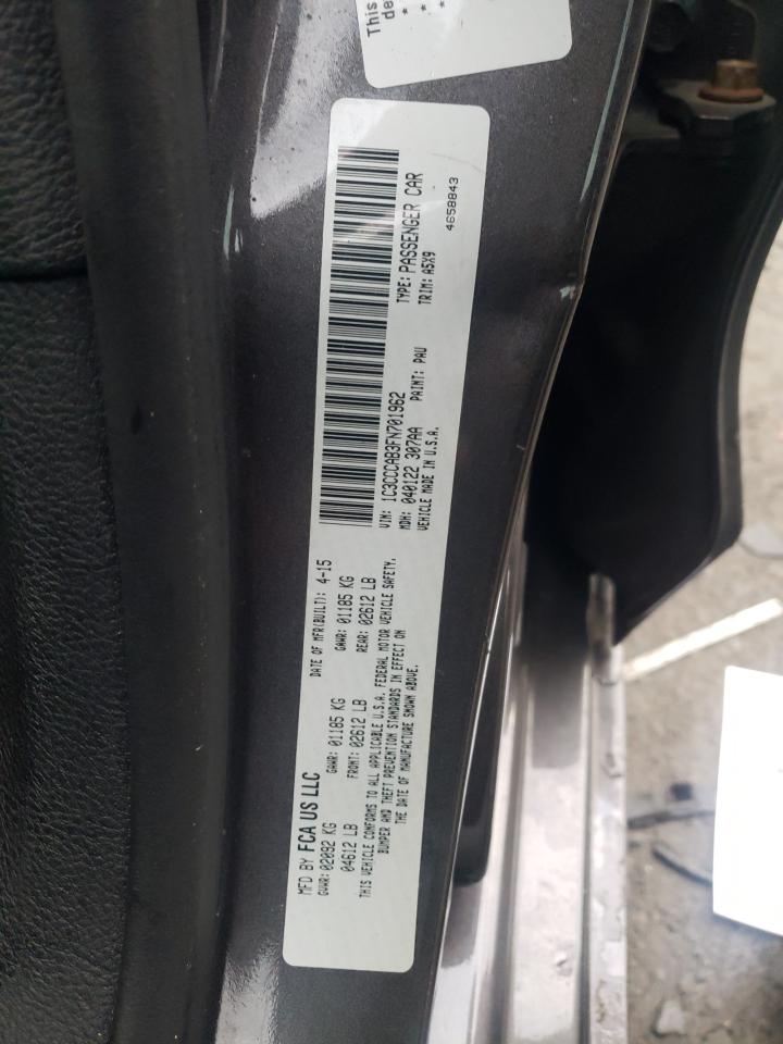 Photo 10 from auction – 2015 CHRYSLER 200 LIMITE with VIN 1C3CCCAB3FN701962