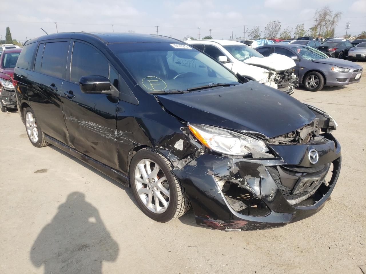 MAZDA 5 2012 with VIN JM1CW2CL2C0126085 - Photo from auction