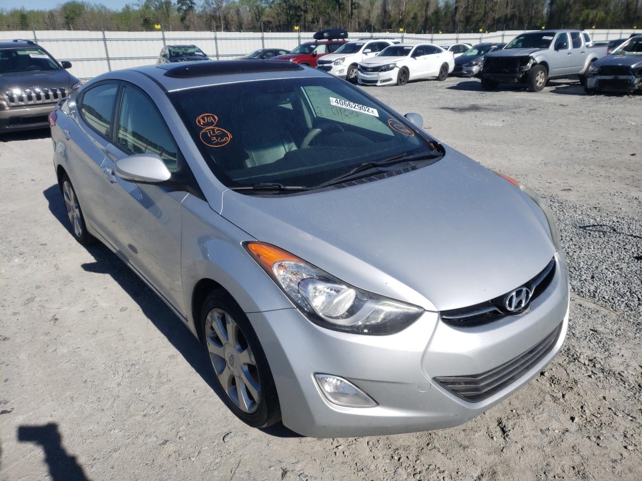 Photo 1 from auction – 2012 HYUNDAI ELANTRA GL with VIN 5NPDH4AE3CH115744