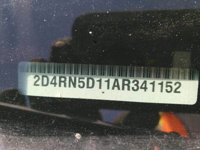 Photo 10 from auction – 2010 DODGE GRAND CARA with VIN 2D4RN5D11AR341152
