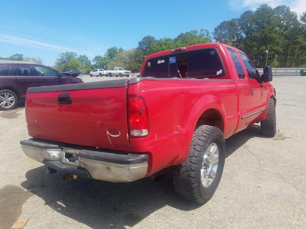Photo 4 from auction – 1999 FORD F-250 with VIN 1FTNX20F7XEE56818