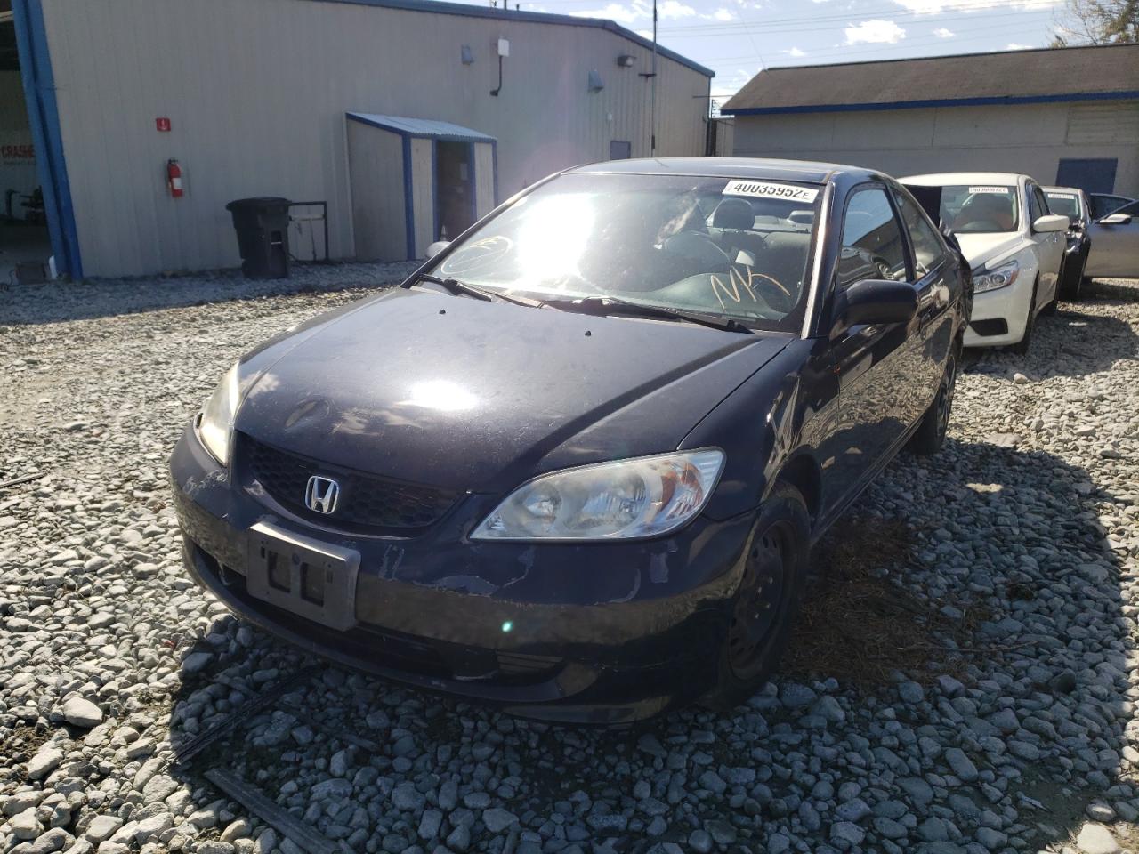 Photo 2 from auction – 2005 HONDA CIVIC LX with VIN 1HGEM22535L031202
