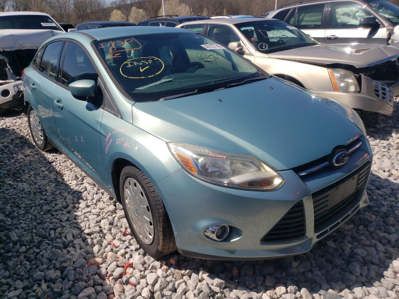 FORD FOCUS SE 2012 with VIN 1FAHP3F22CL131173 - Photo from auction