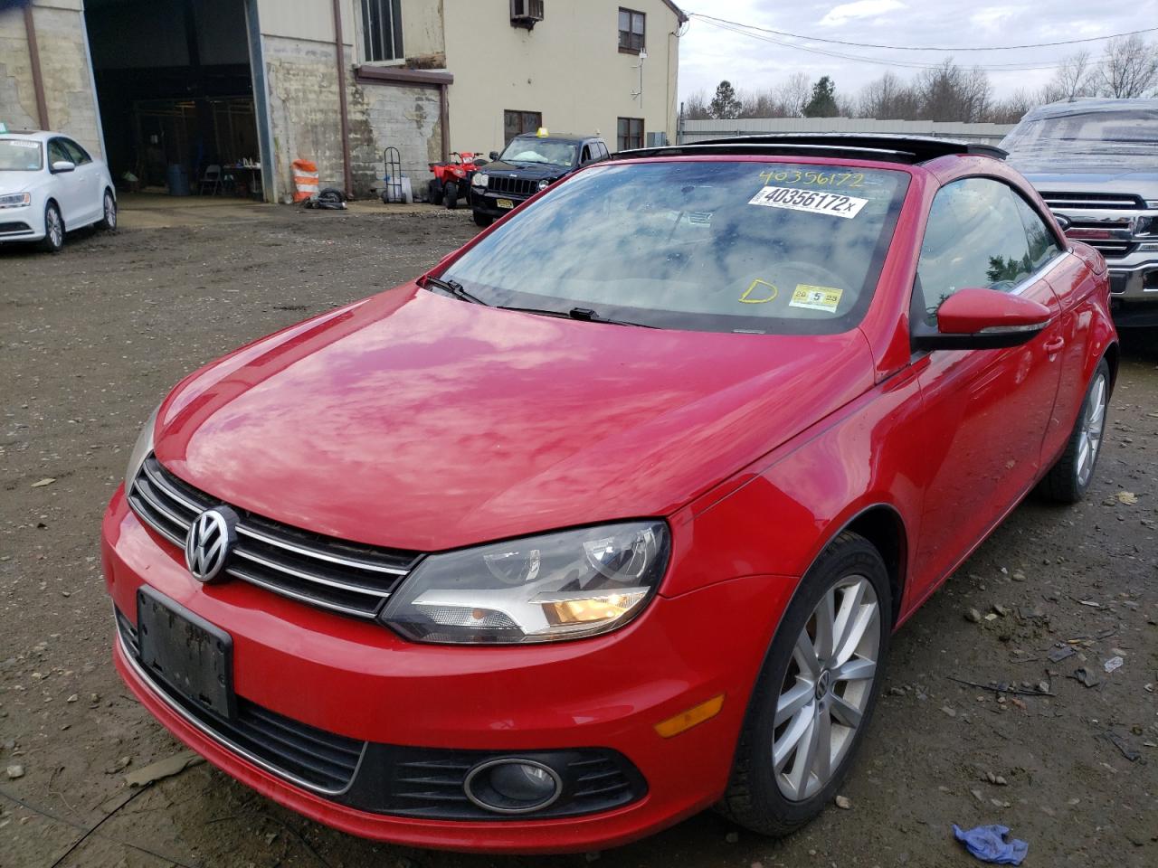 Photo 13 from auction – 2012 VOLKSWAGEN EOS KOMFOR with VIN WVWBW7AH1CV018969