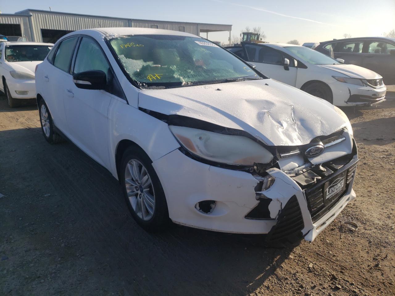 FORD FOCUS SEL 2012 with VIN 1FAHP3H29CL179525 - Photo from auction