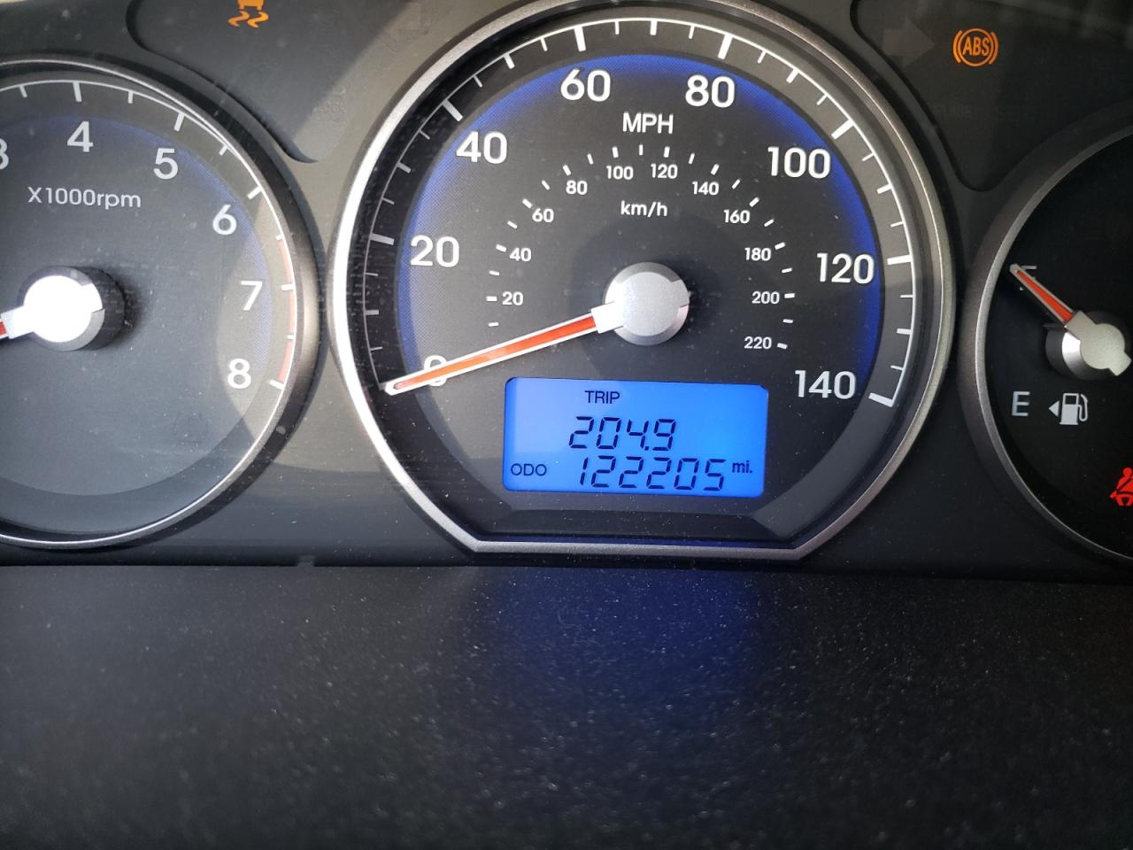 Photo 8 from auction – 2010 HYUNDAI SANTA FE G with VIN 5NMSG3AB4AH343305