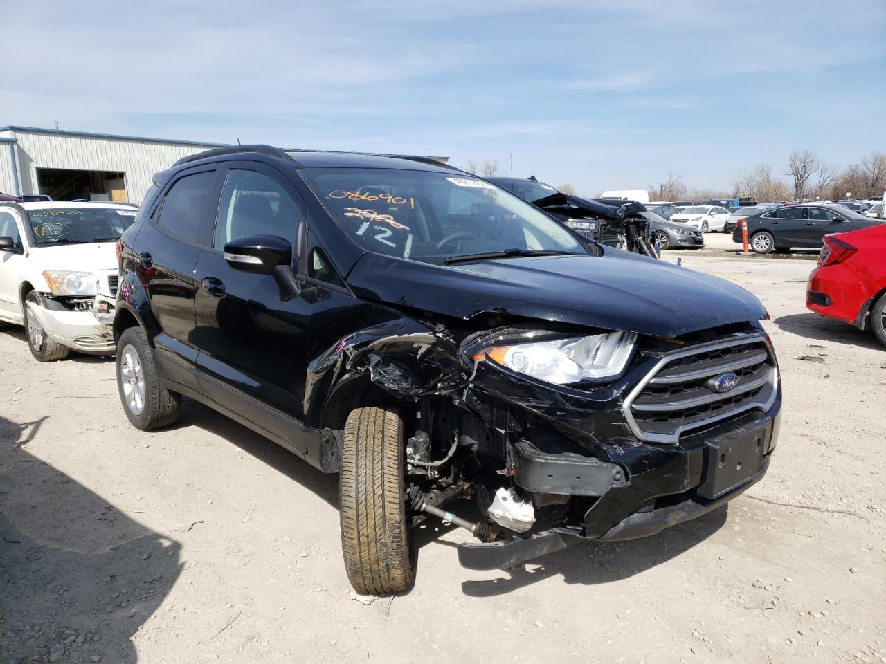 FORD ECOSPORT S 2021 with VIN MAJ6S3GL4MC404886 - Photo from auction