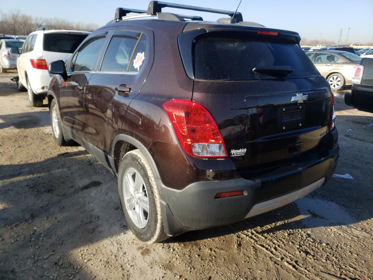 Photo 3 from auction – 2015 CHEVROLET TRAX 1LT with VIN KL7CJLSB6FB178595