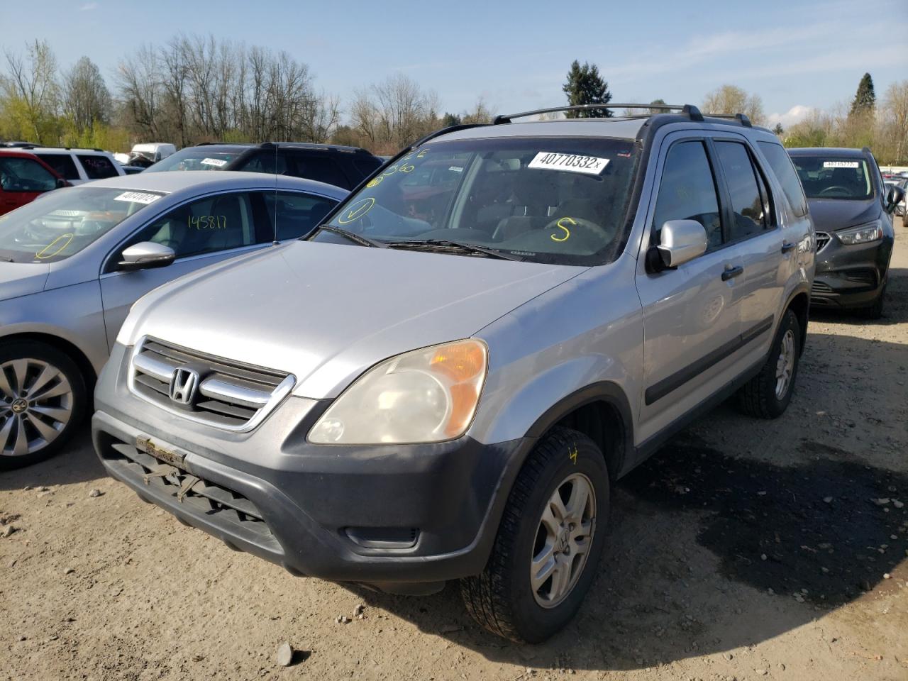 Photo 2 from auction – 2002 HONDA CR-V EX with VIN JHLRD77822C069051