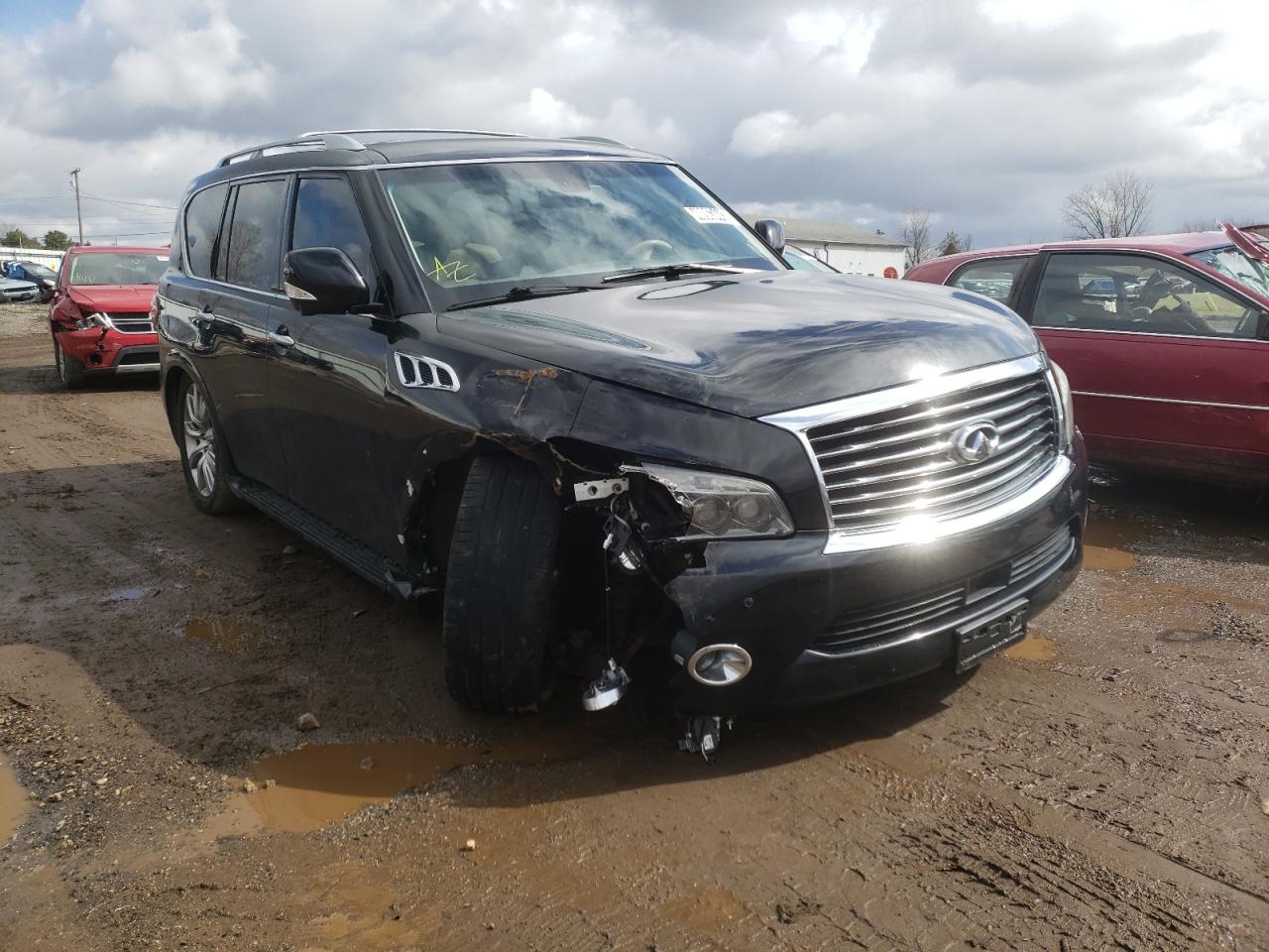 INFINITI QX56 2012 with VIN JN8AZ2NE5C9021263 - Photo from auction