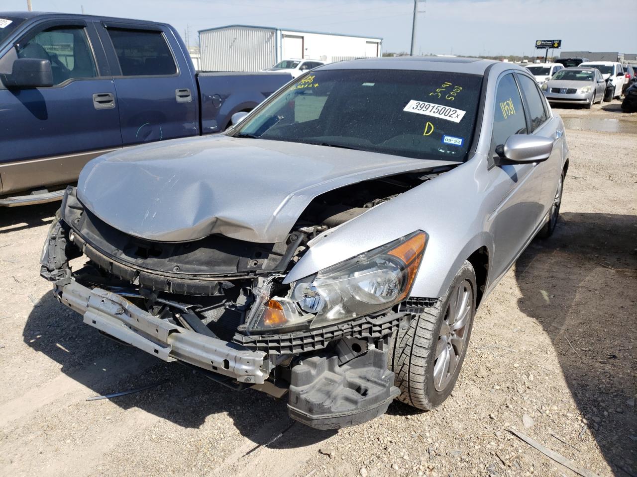 Photo 2 from auction – 2012 HONDA ACCORD EXL with VIN 1HGCP3F84CA038127