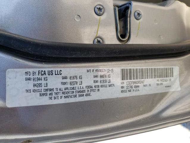 Photo 10 from auction – 2016 DODGE DART SXT with VIN 1C3CDFBA0GD652487