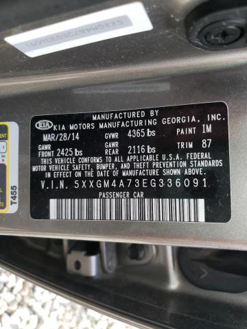 Photo 10 from auction – 2014 KIA OPTIMA LX with VIN 5XXGM4A73EG336091